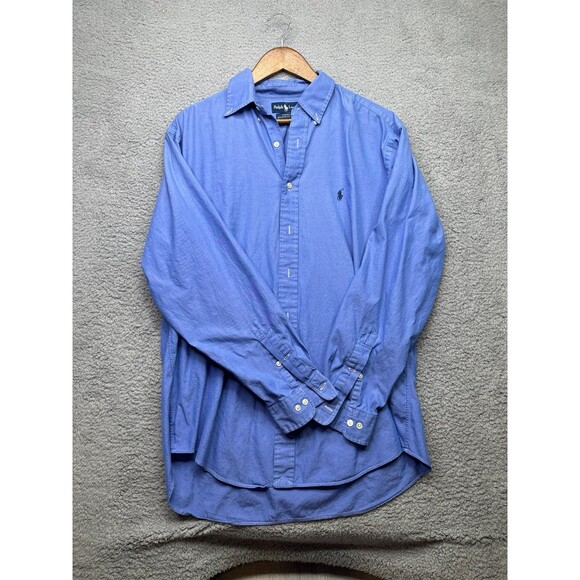 Ralph Lauren blue button down  16 1/2-34/35 - Picture 1 of 6